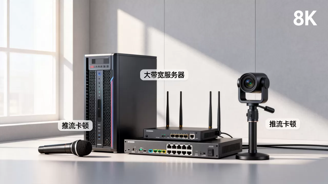 山东直播推流卡顿租大带宽服务器能缓一缓吗？，怎么解决卡顿