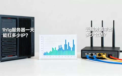 1h1g服务器一天能扛多少IP？，云服务器带宽多少合适？