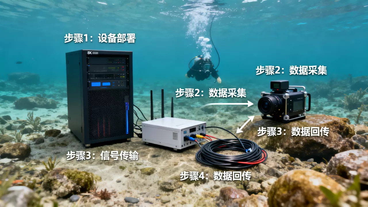 在烟台租大带宽服务器做水下视频回传流程是什么，多少钱