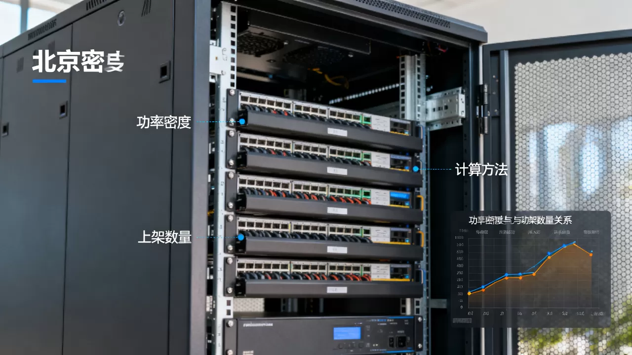 北京机柜的功率密度与上架数量关系是什么？，怎么计算？