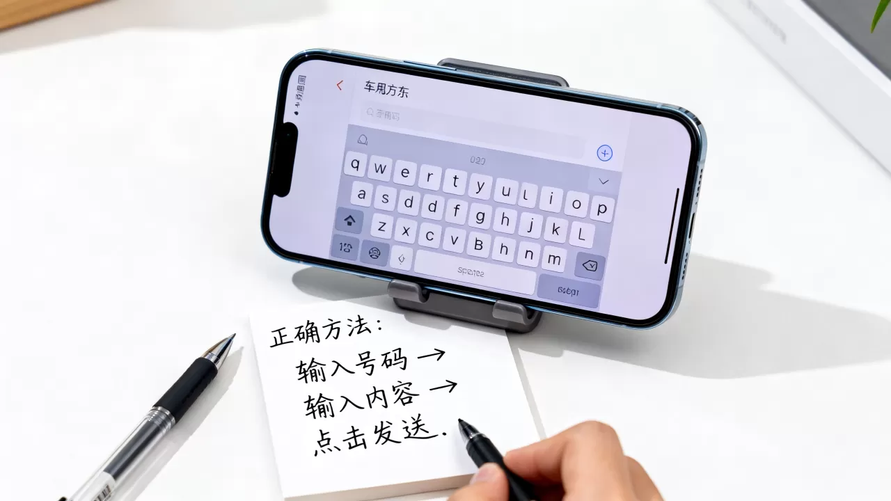 发短信到手机的正确方法是什么，有什么注意事项？