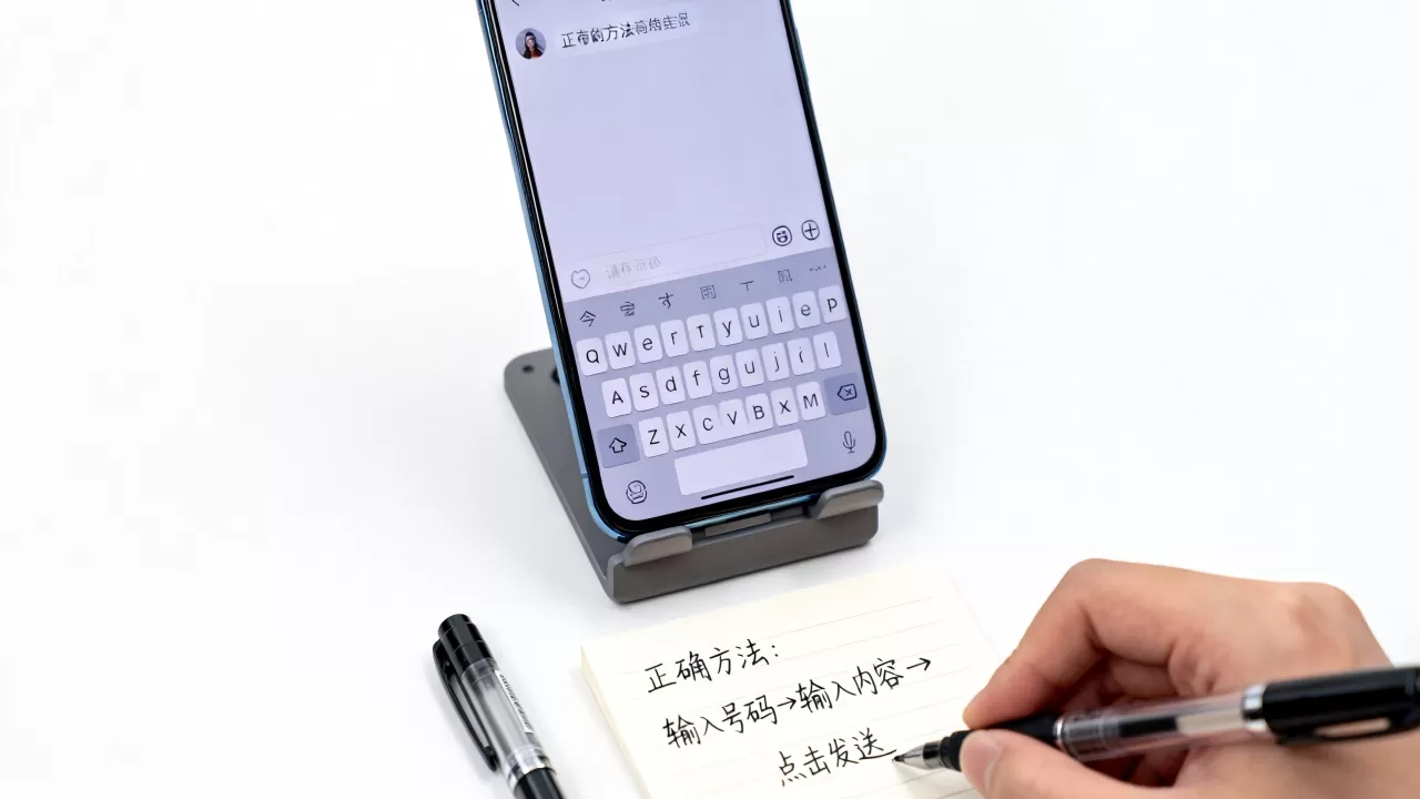 发短信到手机的正确方法是什么，有什么注意事项？