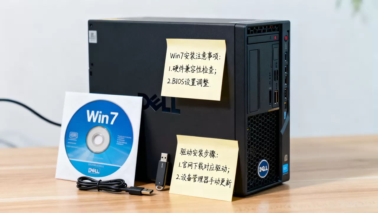 戴尔服务器装Win7需要注意哪些，如何安装驱动？