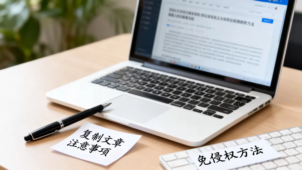 复制网站文章注意事项有哪些，怎么避免侵权？