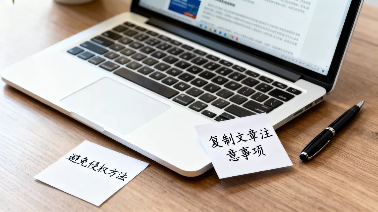 复制网站文章注意事项有哪些，怎么避免侵权？