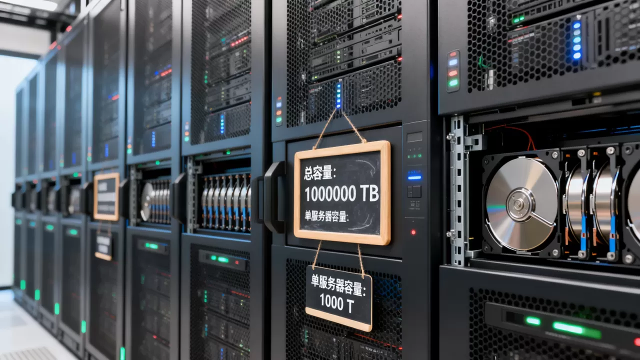 百度网盘的服务器到底有多少T？，总容量是多少TB？