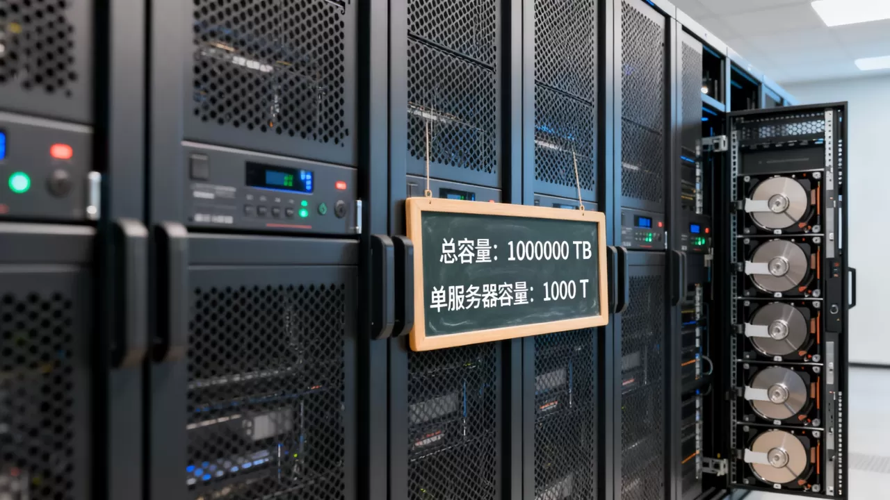 百度网盘的服务器到底有多少T？，总容量是多少TB？