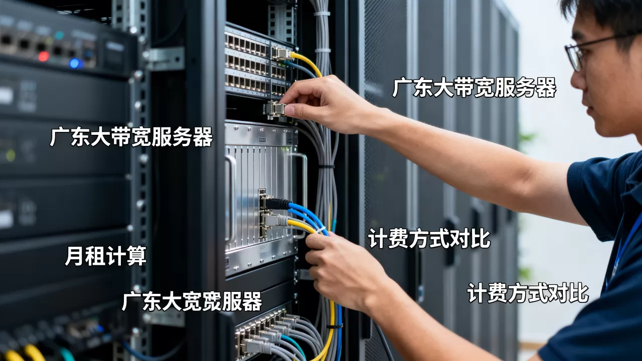 广东大带宽服务器月租怎么算？，哪种计费划算？