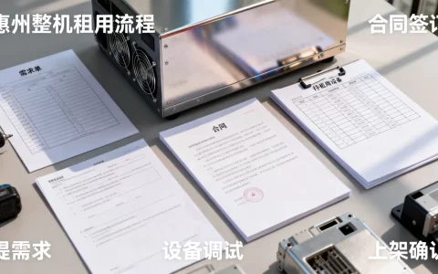 惠州整机租用流程梳理，从提需求到上架要几天？，多少钱