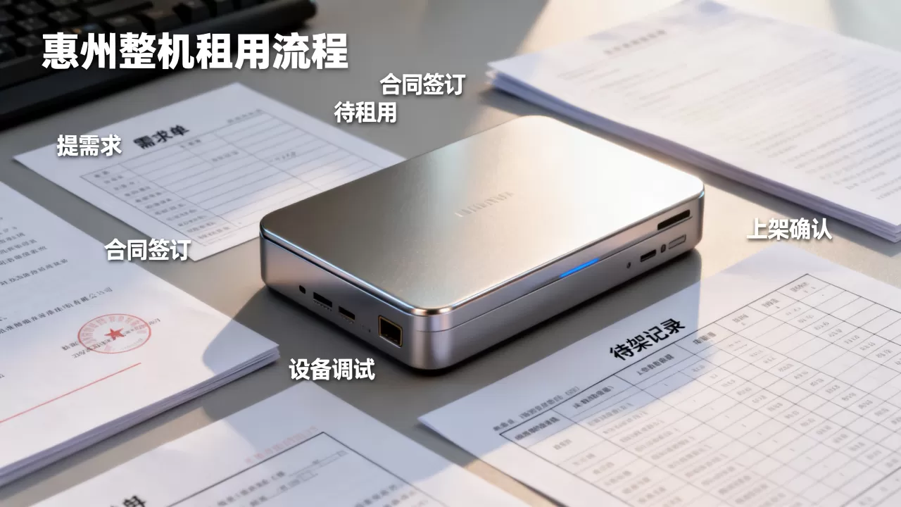 惠州整机租用流程梳理，从提需求到上架要几天？，多少钱