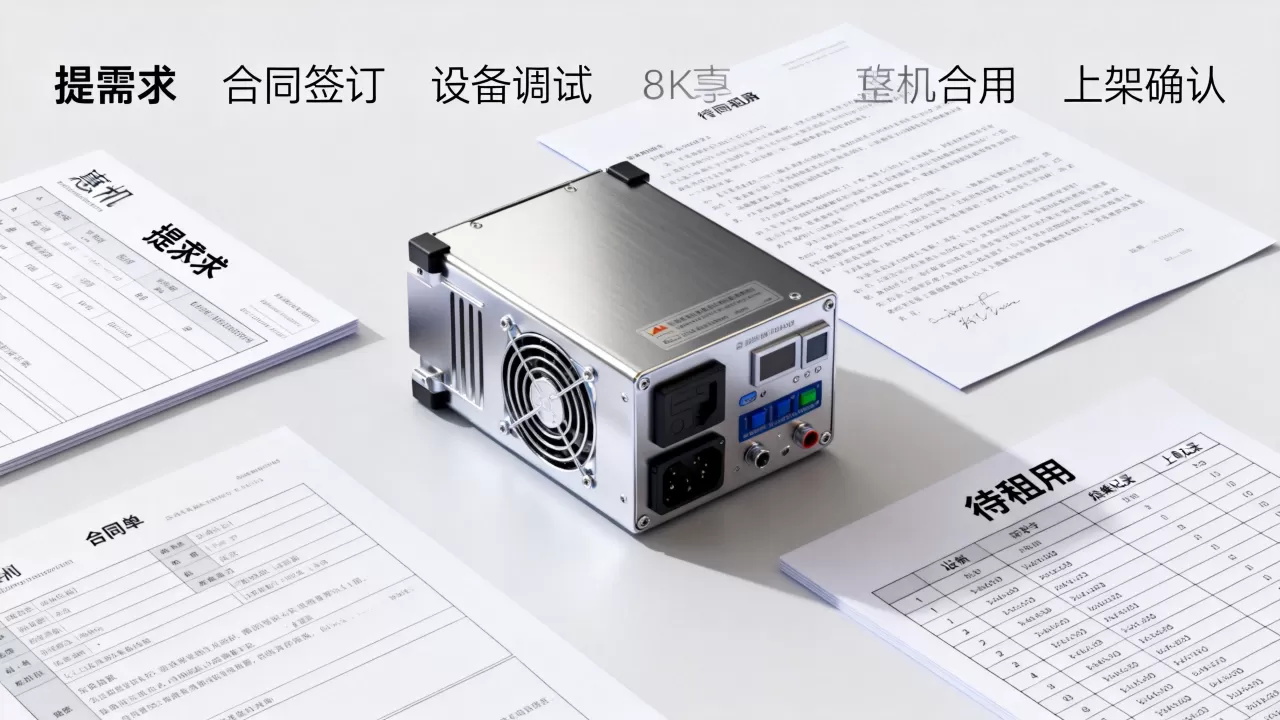 惠州整机租用流程梳理，从提需求到上架要几天？，多少钱