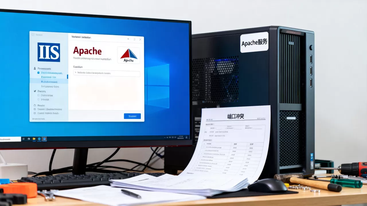 为什么安装IIS时Apache冲突,怎么解决? 为什么安装IIS时Apache冲突,怎么解决?