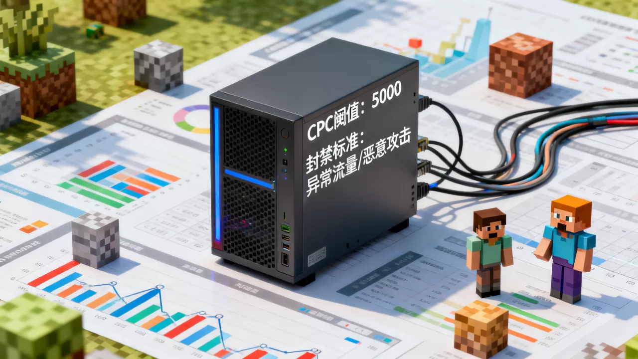 我的世界服务器超过多少cpc会被封,服务器封禁标准是什么 我的世界服务器超过多少cpc会被封,服务器封禁标准是什么