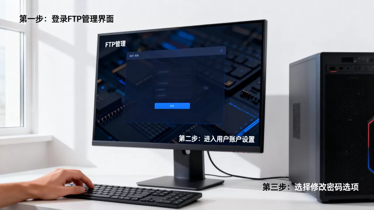 FTP服务器用户密码修改方法是什么，怎么修改