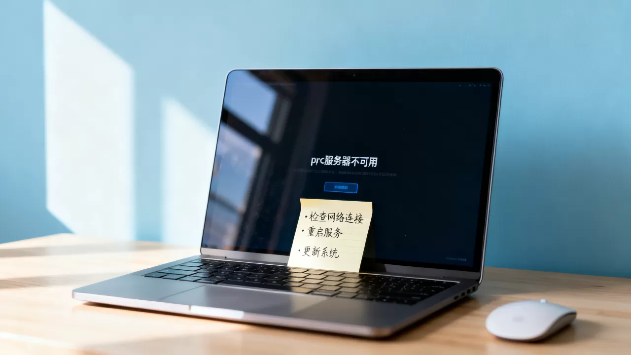 电脑开机提示rpc服务器不可用怎么回事，怎么解决？
