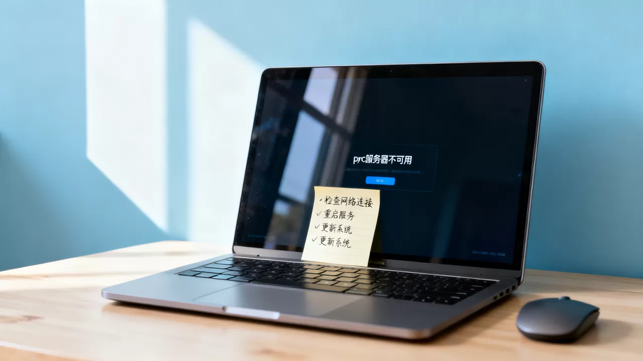 电脑开机提示rpc服务器不可用怎么回事，怎么解决？
