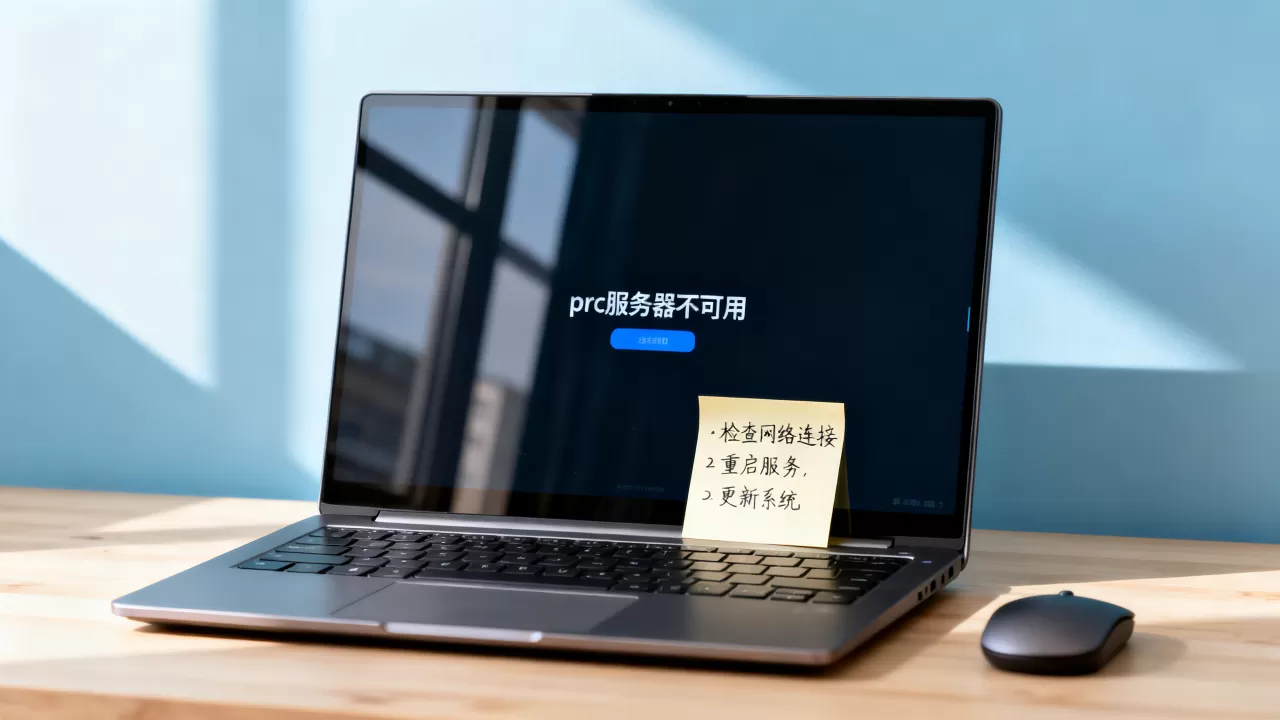 电脑开机提示rpc服务器不可用怎么回事，怎么解决？