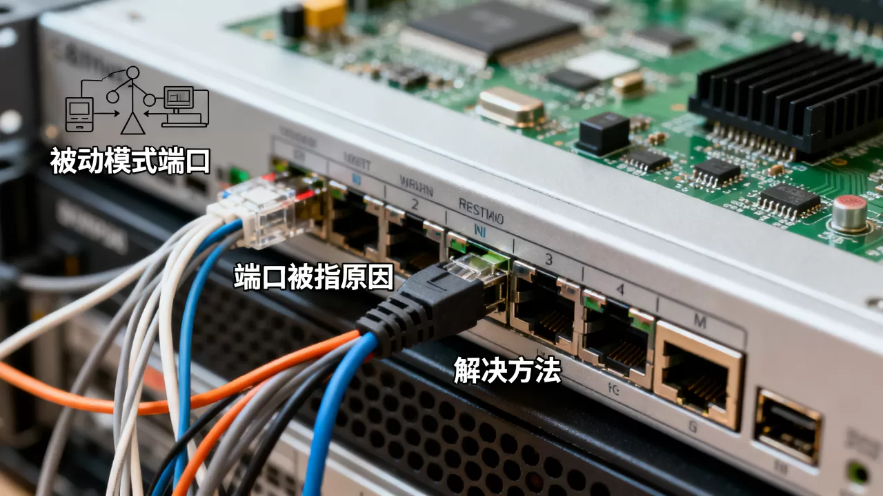 FTP服务器被动模式端口被指是什么原因，怎么解决？