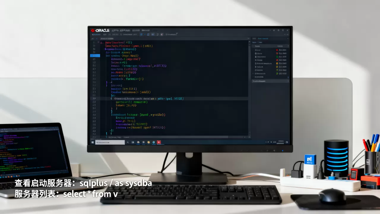 Oracle客户端都启动了哪些服务器，怎么查看？