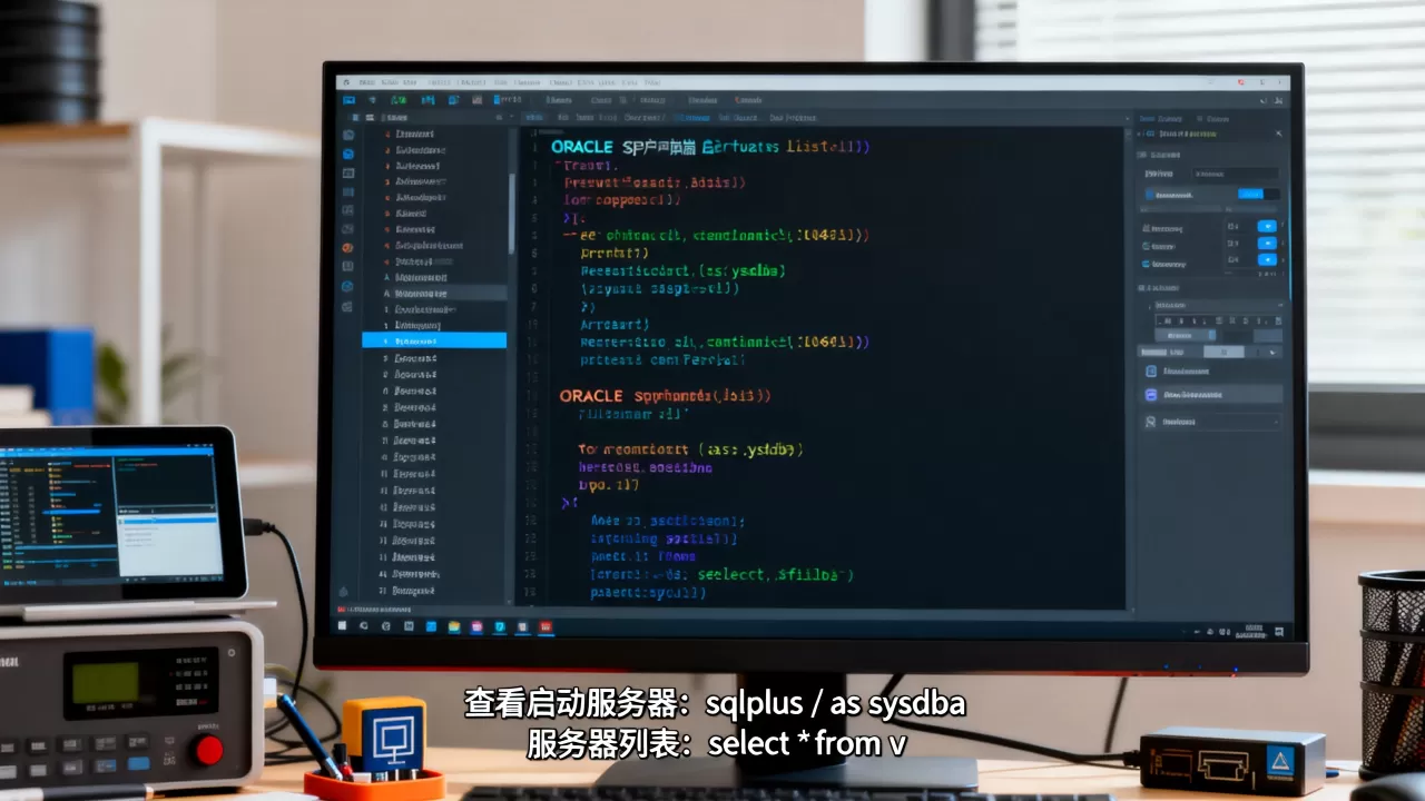 Oracle客户端都启动了哪些服务器，怎么查看？