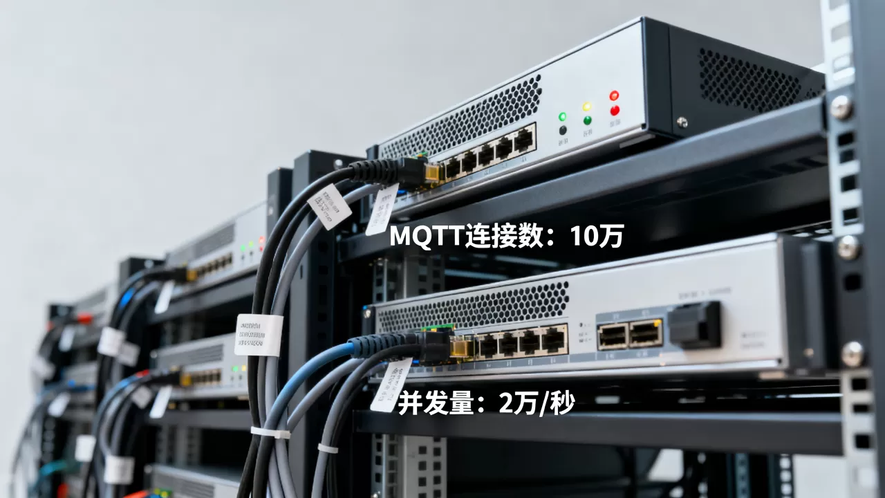 一台服务器能挂多少MQTT连接，服务器并发量多大合适？