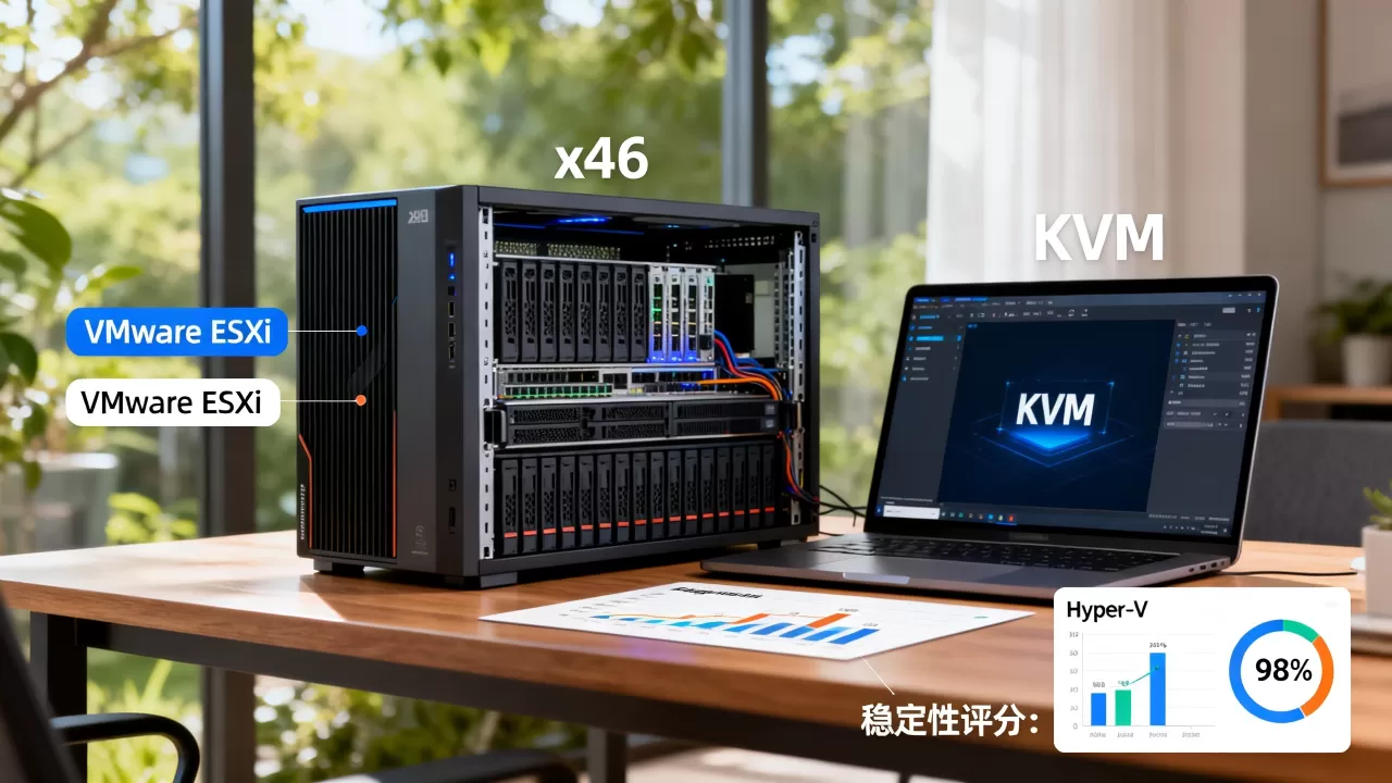 x86服务器虚拟化软件有哪些，哪个最稳定可靠？