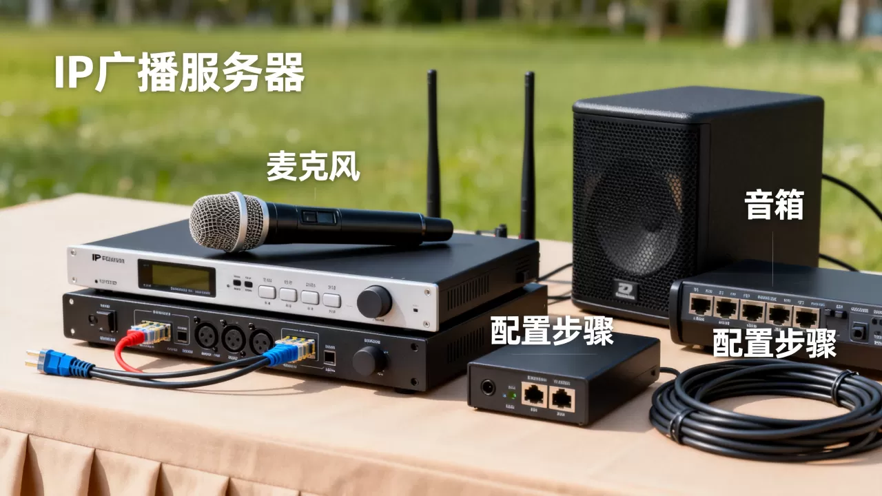 IP广播服务器如何配置，广播会场设置方法？