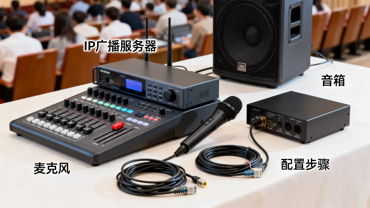 IP广播服务器如何配置，广播会场设置方法？