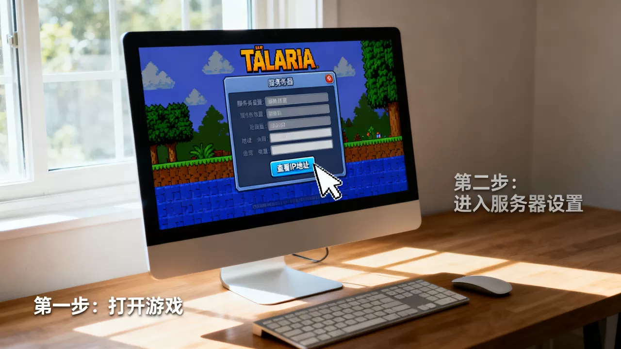 电脑版泰拉瑞亚怎么看服务器IP地址?,怎么查 电脑版泰拉瑞亚怎么看服务器IP地址?,怎么查