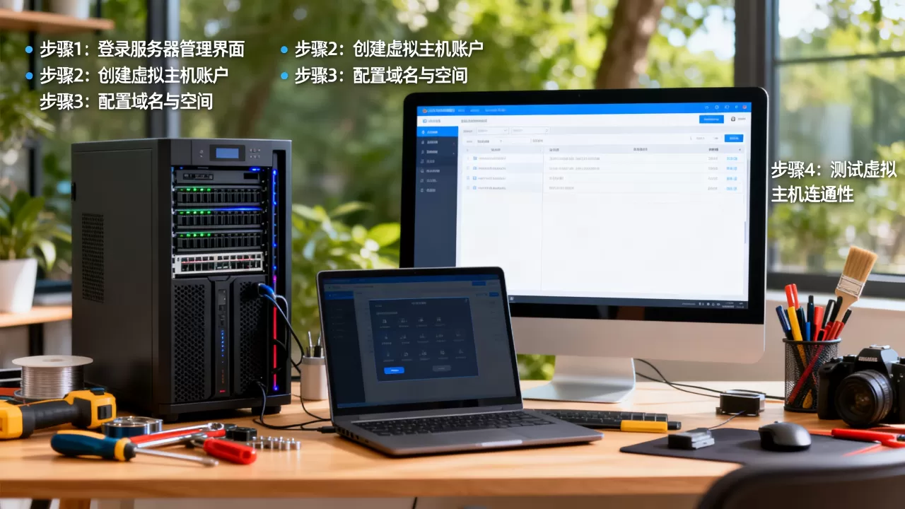 服务器建虚拟主机如何操作？，具体步骤有哪些？