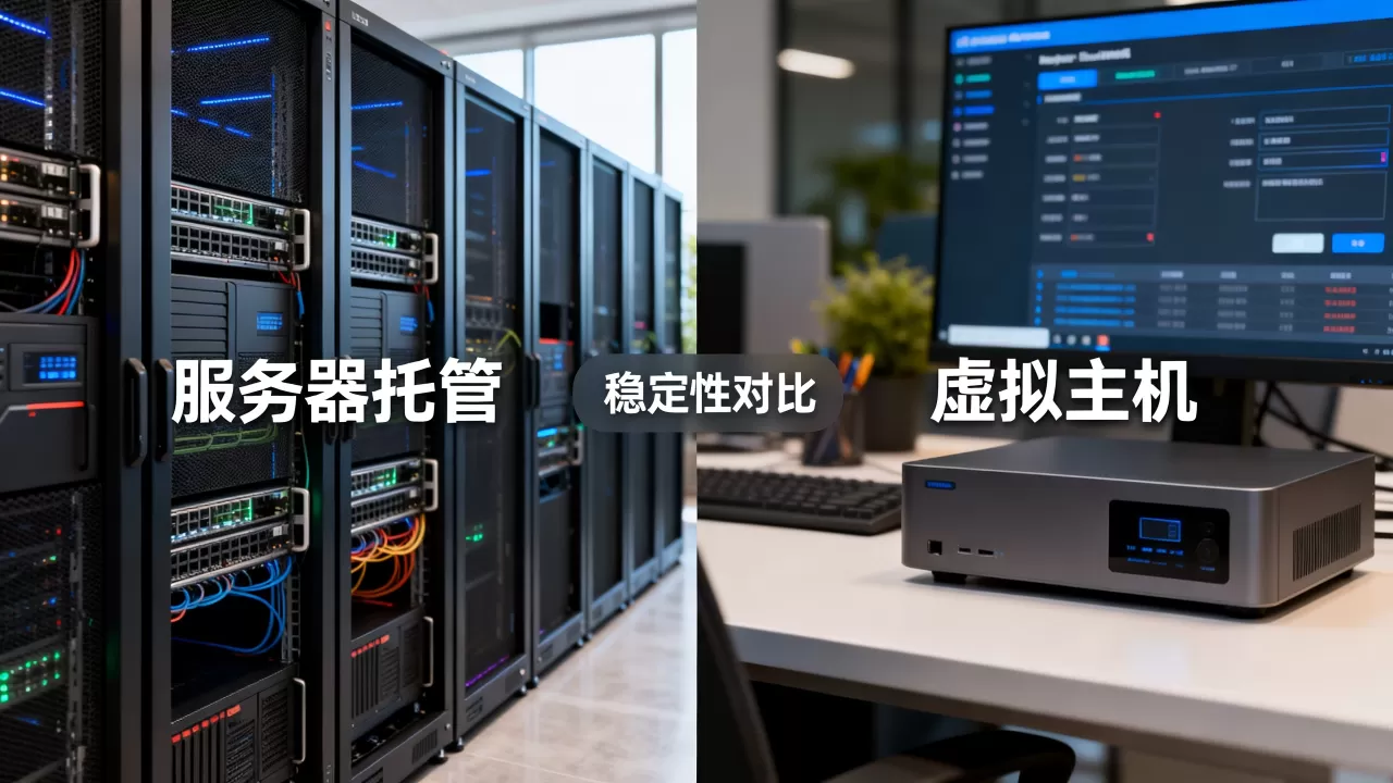 服务器托管和虚拟主机有何区别，哪个更稳定？