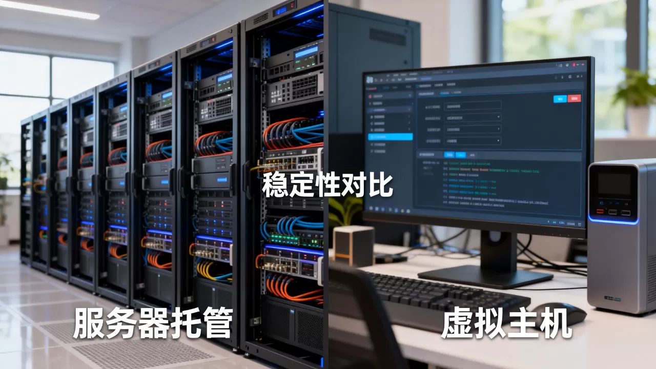 服务器托管和虚拟主机有何区别，哪个更稳定？