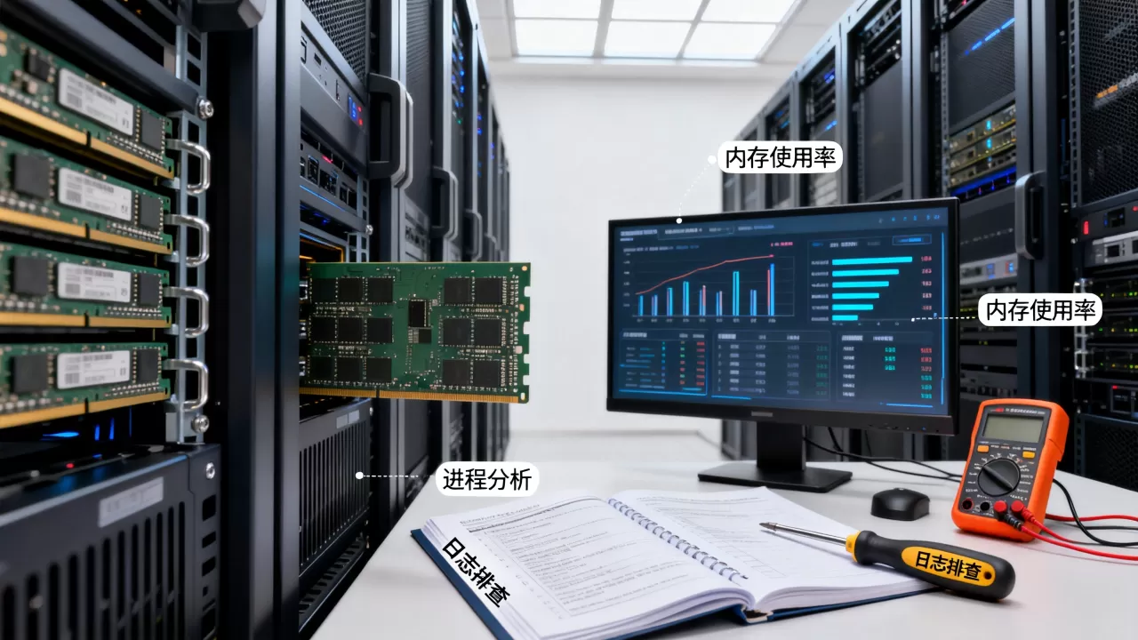 服务器端内存不足如何快速排查，常见原因有哪些？