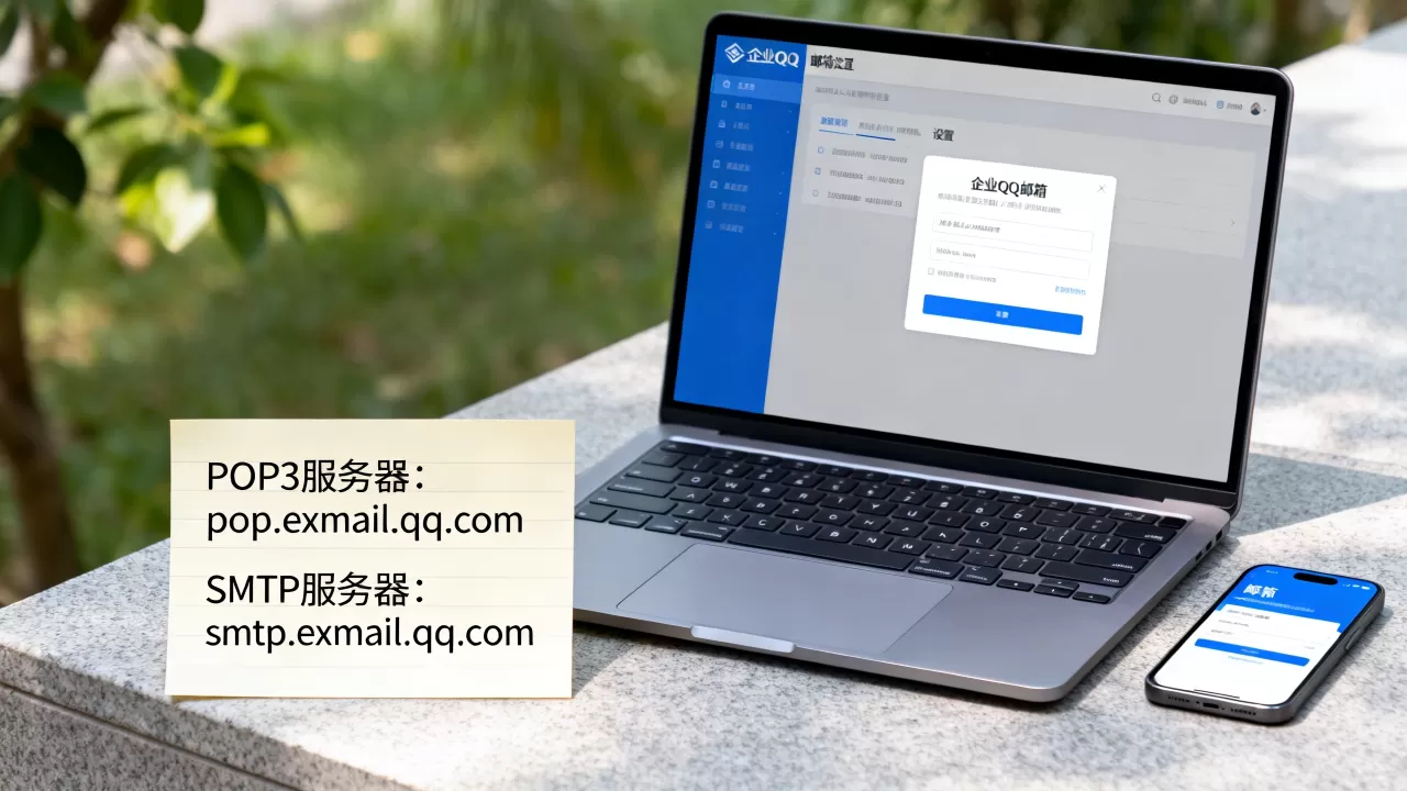企业QQ邮箱可以用哪些服务器？,怎么设置？