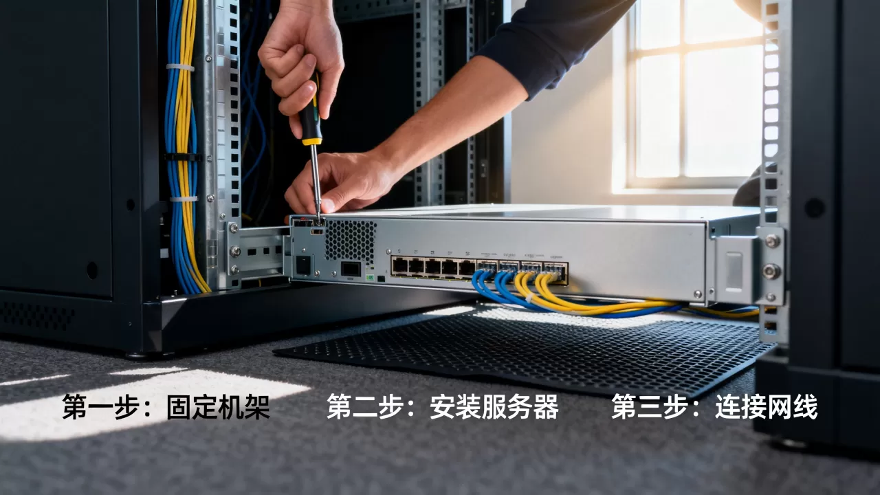 服务器如何架设，上架设备怎么操作？