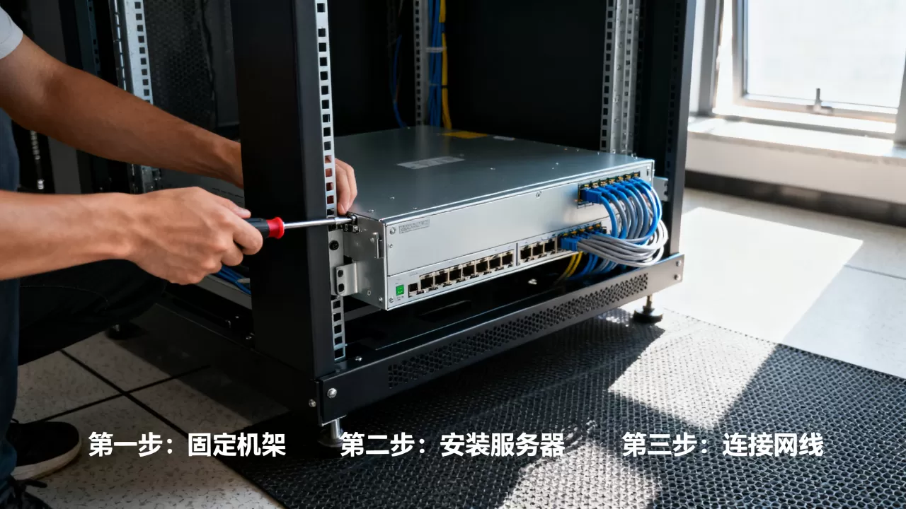 服务器如何架设，上架设备怎么操作？