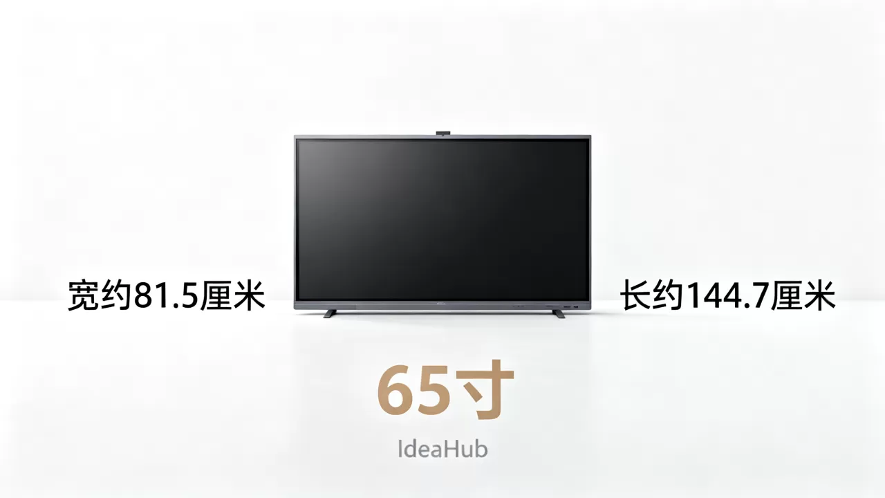 65寸IdeaHub屏幕大小是多少？，屏幕长宽多少厘米