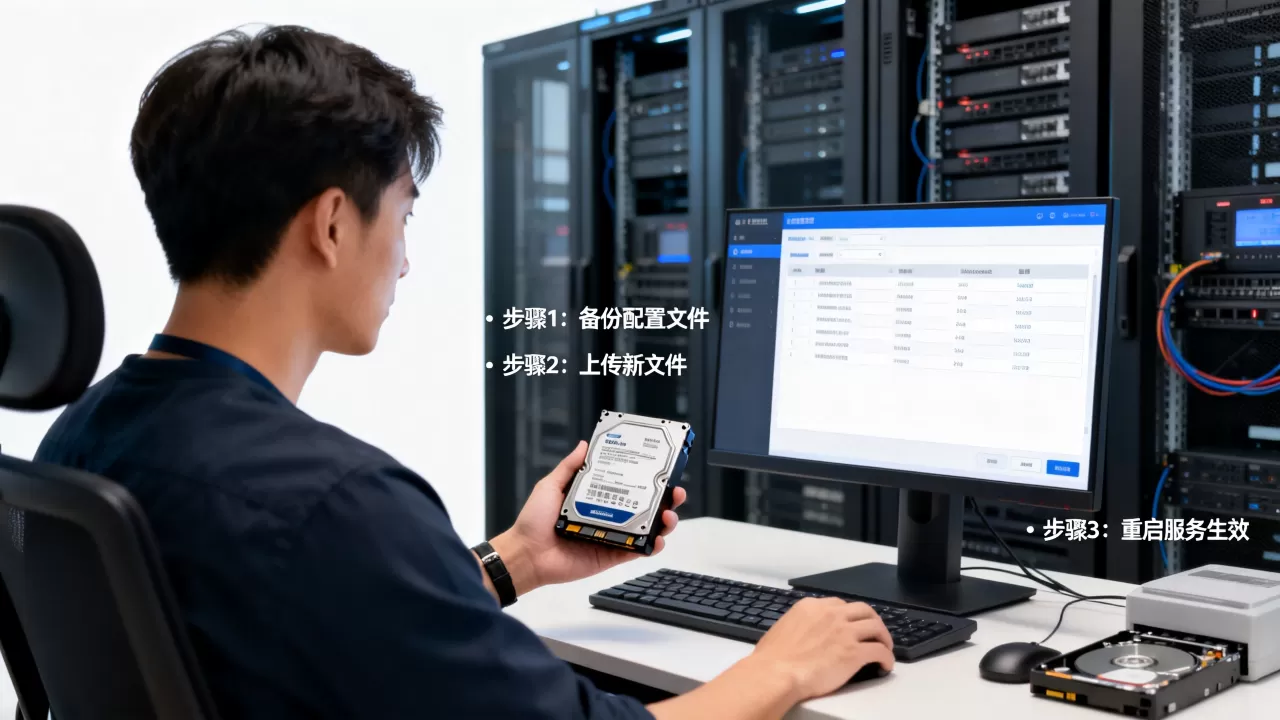 服务器更新配置文件怎么操作?,更新配置文件如何生效 服务器更新配置文件怎么操作?,更新配置文件如何生效