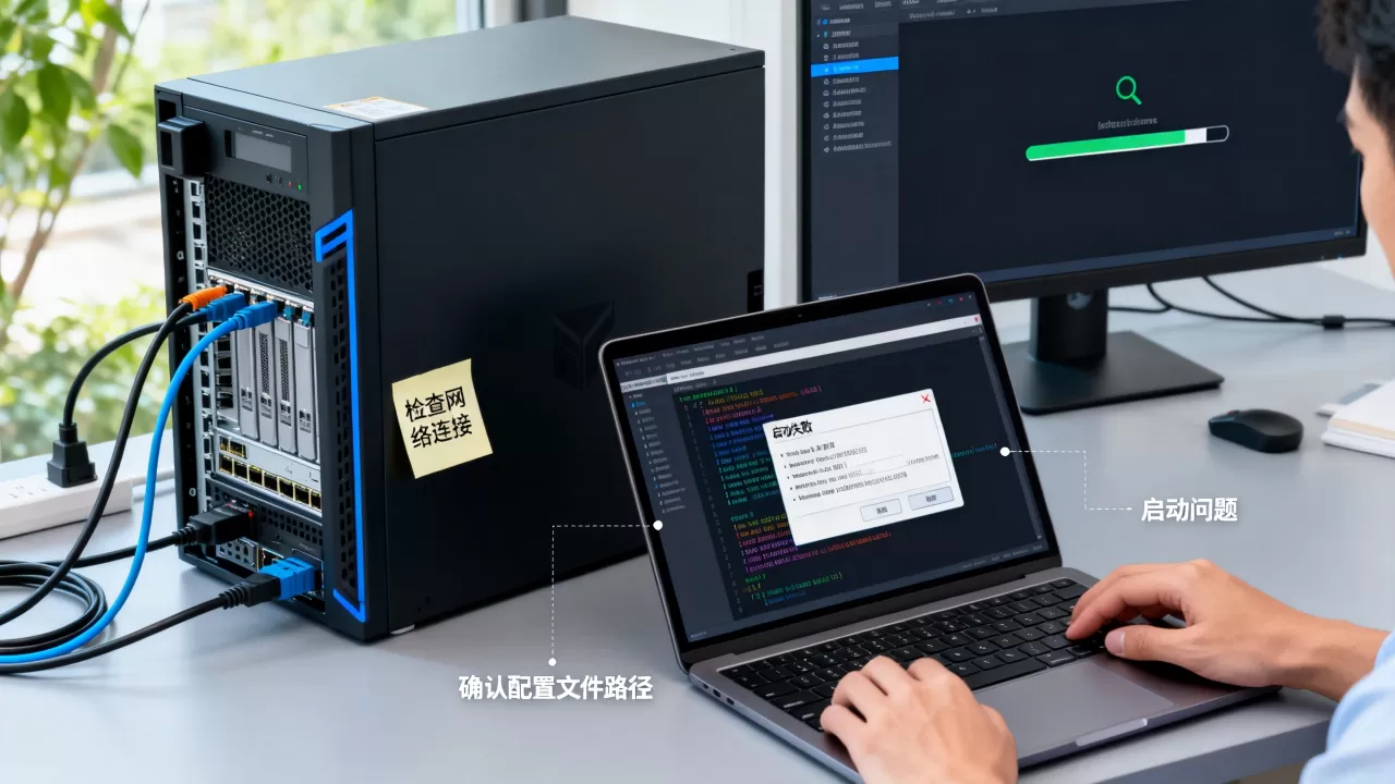 服务器安装完后需要配置？安装完成后无法启动软件怎么办？