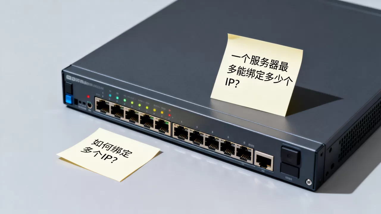 一个服务器最多能绑定多少个IP？，如何绑定多个IP？