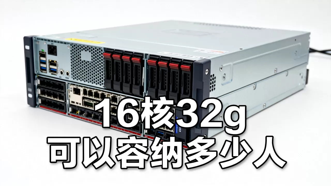 16核32g服务器可以容纳多少人 16核32g服务器可以容纳多少人
