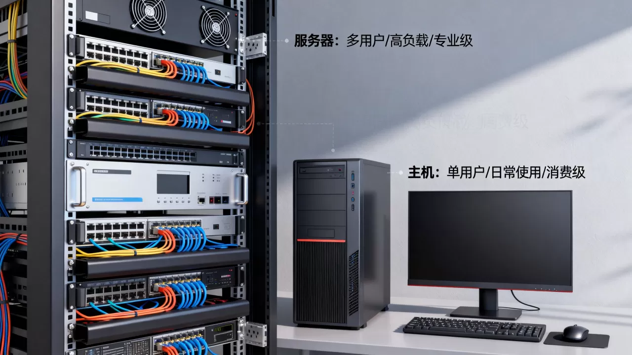 服务器和主机到底有什么区别,如何选择性价比高的产品? 服务器和主机到底有什么区别,如何选择性价比高的产品?