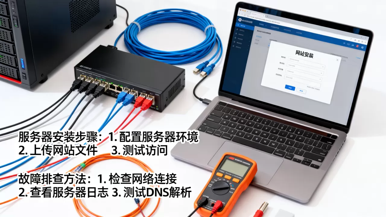 服务器怎么装网站，网站无法访问的解决方法有哪些？