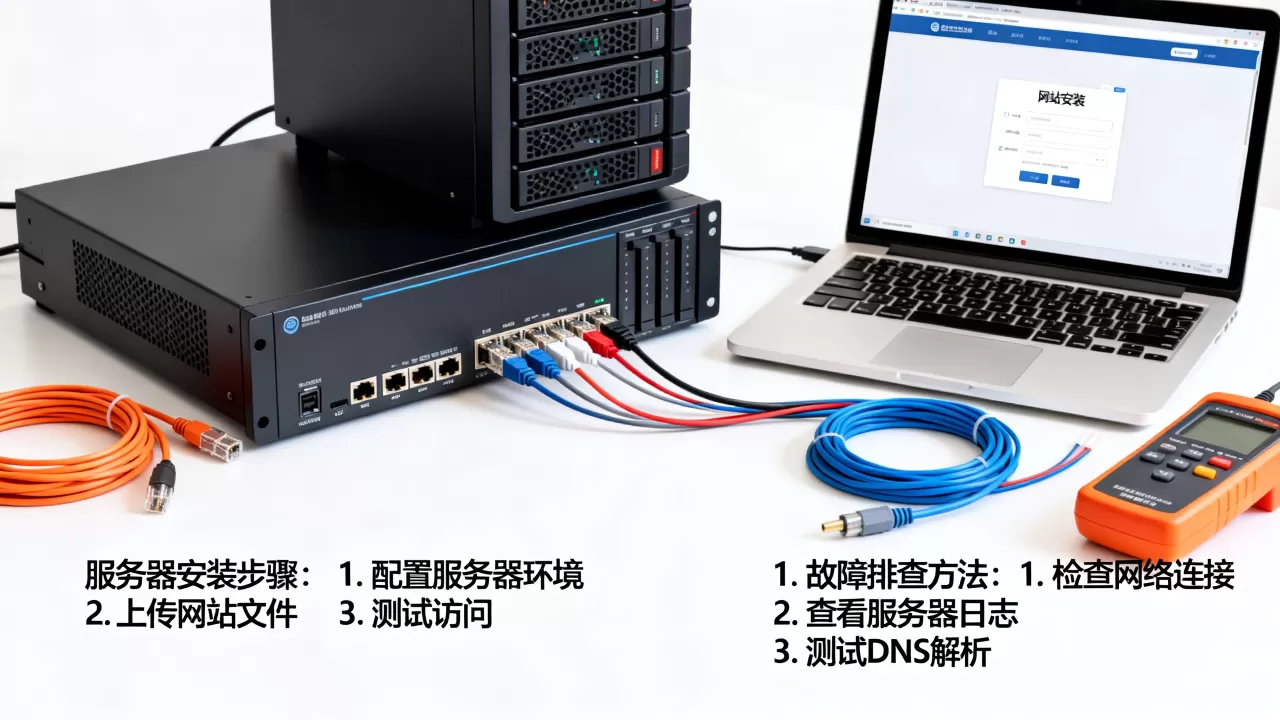 服务器怎么装网站，网站无法访问的解决方法有哪些？