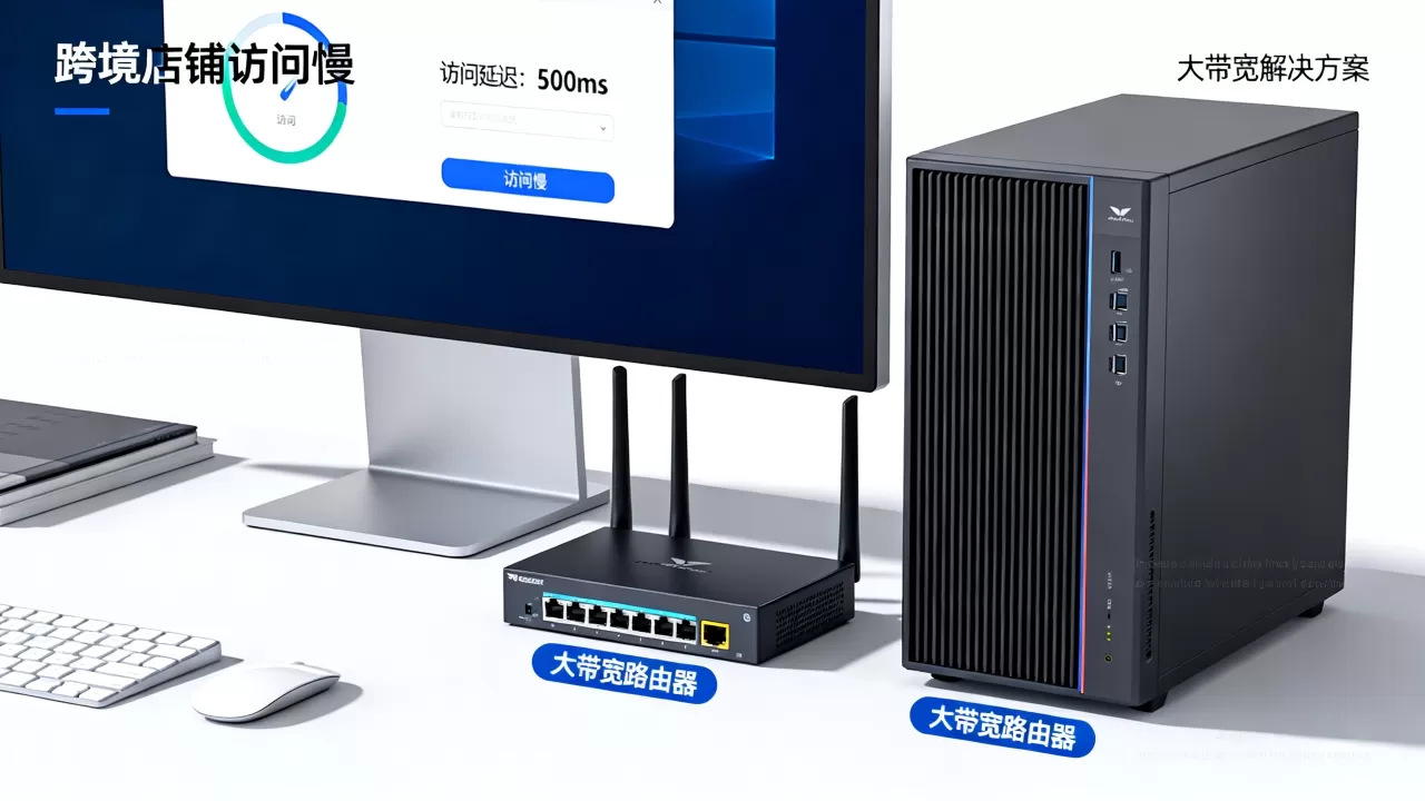 东莞跨境店铺访问慢要不要租大带宽？，怎么解决