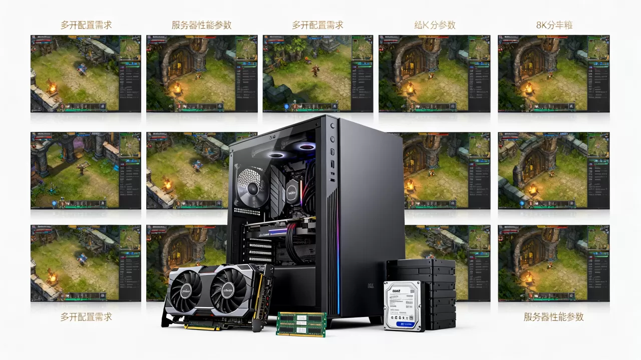 服务器主机能多开多少个地下城？，多开地下城需要什么配置
