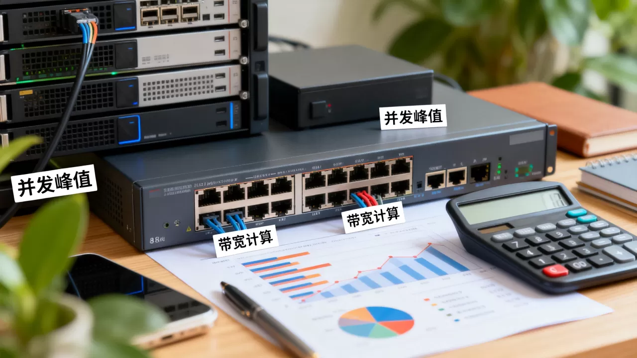 温州直播电商选大带宽怎么算并发峰值，并发带宽计算方法是什么