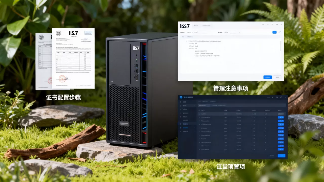 如何配置iis7服务器证书？证书管理注意事项