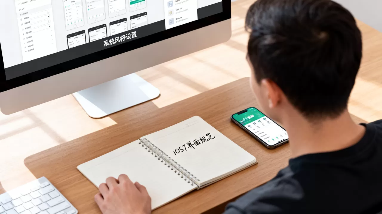 如何打造iOS7风格网站？，系统风格怎么设置
