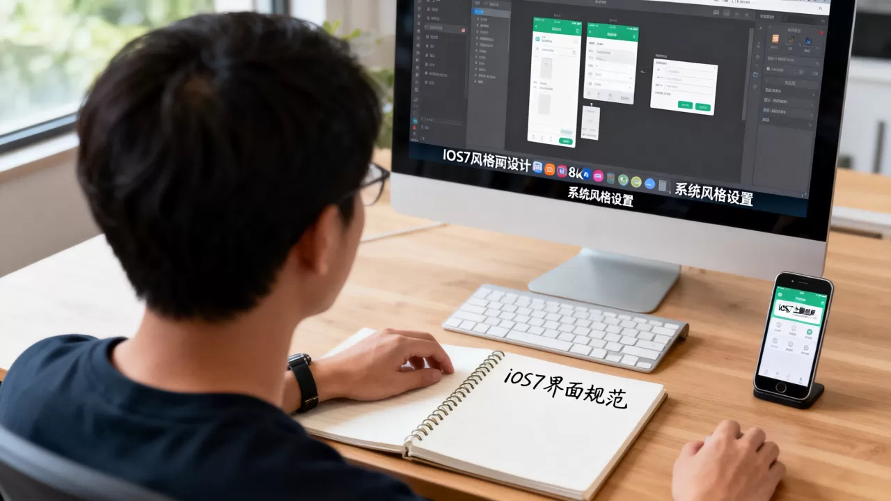如何打造iOS7风格网站？，系统风格怎么设置